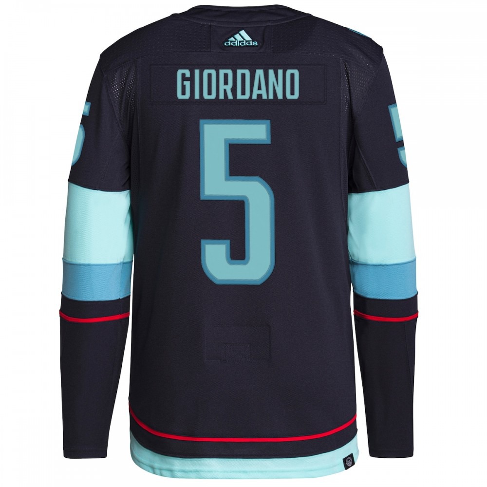 Mark Giordano Seattle Kraken adidas Home Authentic Primegreen Player Jersey - Navy-Pro Kit Vault | Brand New 26/27 Sports Jerseys
